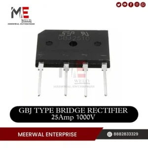 GBJ TYPE BRIDGE RECTIFIER 25Amp 1000V